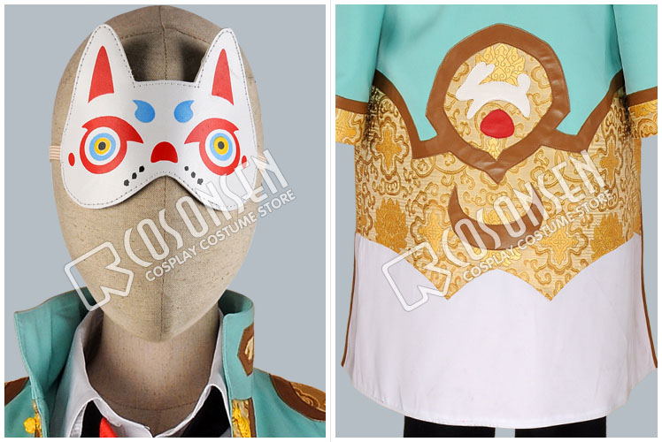 青の祓魔師 エクソシスト 劇場版 奥村燐 正十字学園町祭り 仮面付け コスプレ衣装 Cosonsen コスプレ通販