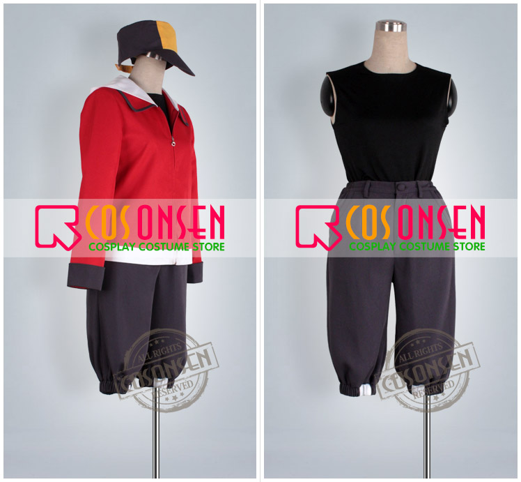 ポケモン ハートゴールド ソウルシルバー 主人公 コスプレ衣装 Cosonsen コスプレ通販 ポケモン ハートゴールド ソウルシルバー 主人公 コスプレ衣装 Cosonsen コスプレ通販