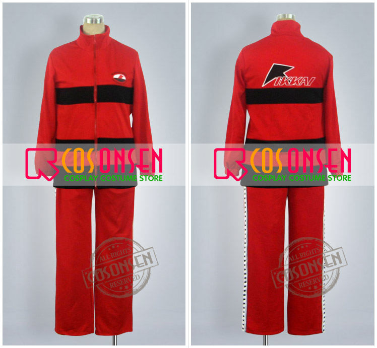 テニスの王子様 立海ジャージ 4点 赤 コスプレ衣装 Cosonsen コスプレ通販