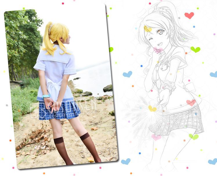 ラブライブ！絢瀬絵里 マリン編覚醒コスプレ衣装 Amazon.co.jp: Lexx_cosラブライブ！ ミューズ マリン編 覚醒後