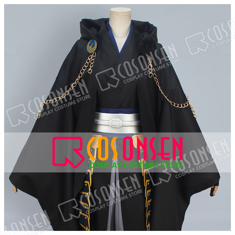 刀剣乱舞 鶴丸国永 黒バージョン コスプレ衣装