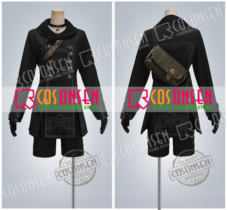 NieR Automata ニーア オートマタ 9S(ヨルハ九号S型 ) コスプレ衣装 修正版＋コスプレウィッグ