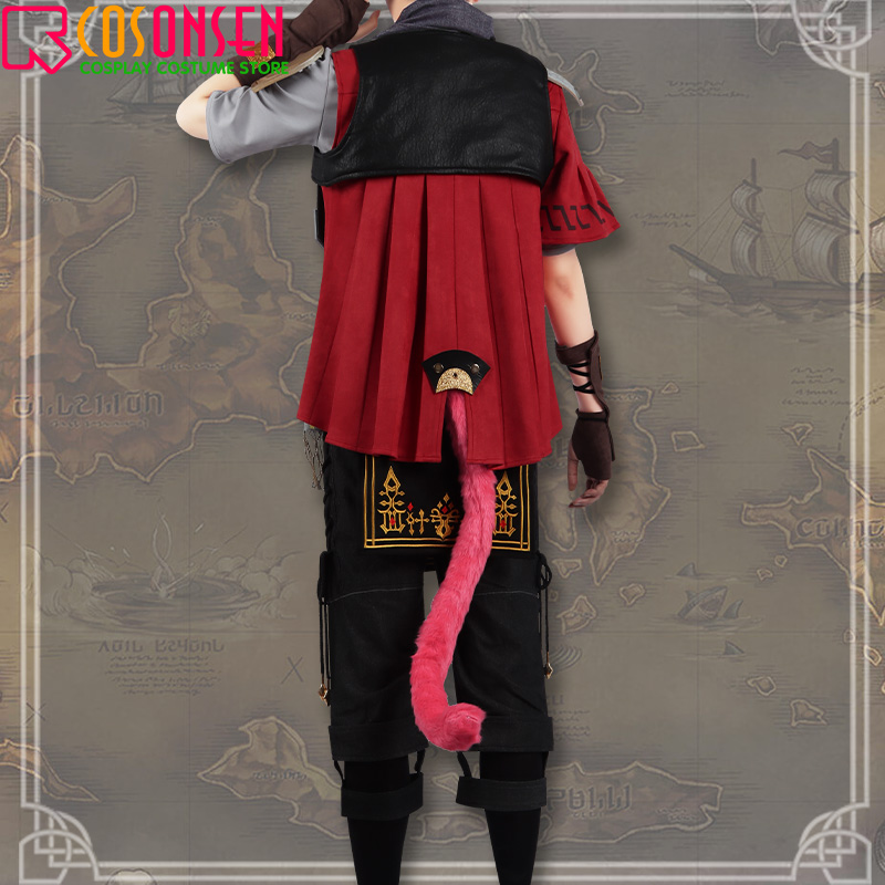 ファイナルファンタジーxiv グ ラハ ティア コスプレ衣装 耳 尻尾とネックレス付き Cosonsen コスプレ通販 ファイナルファンタジーxiv グ ラハ ティア コスプレ衣装 耳 尻尾とネックレス付き Cosonsen コスプレ通販