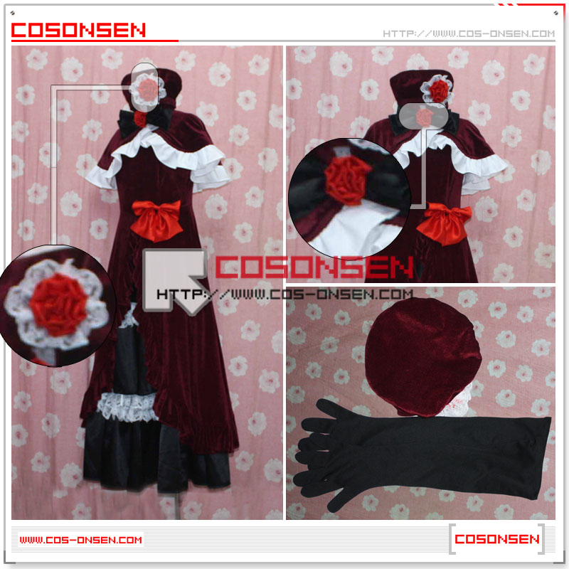 うみねこのなく頃に エヴァ ベアトリーチェ ベロア生地 コスプレ衣装 Cosonsen コスプレ通販