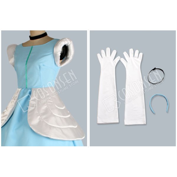 画像4: ディズニー シンデレラ ハロウィン プリンセスドレス　コスプレ衣装 (4)