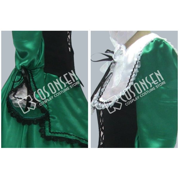 画像5: ローゼンメイデン  翠星石緑  コスプレ衣装 (5)