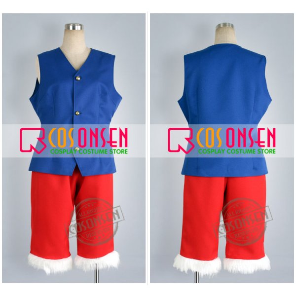 画像2: ONE PIECE　ワンピース　モンキー・D・ルフィ　コスプレ衣装 (2)