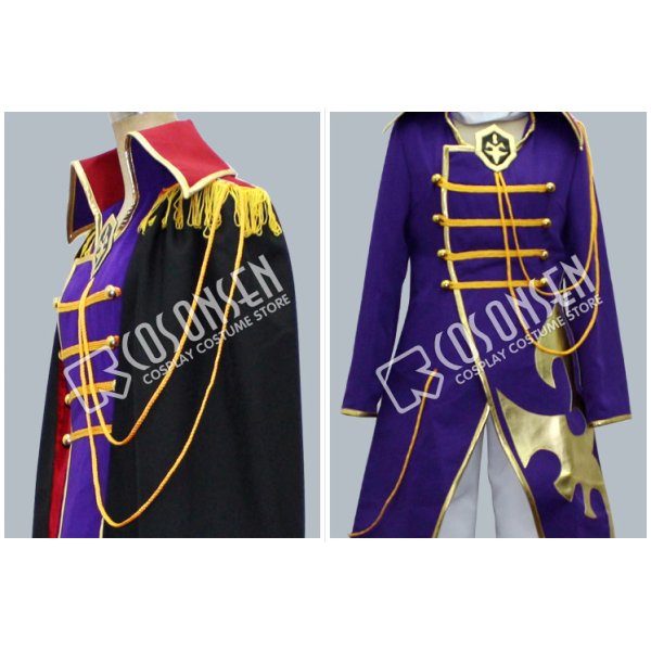 画像5: コードギアス　反逆のルルーシュR2　ブリタニア皇帝　原作版　コスプレ衣装 (5)