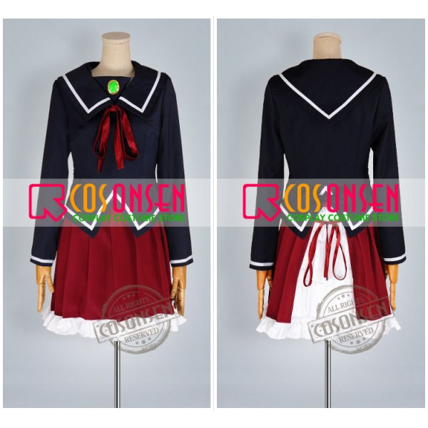 画像2: K 雪染菊理　葦中学園女子制服　コスプレ衣装 (2)