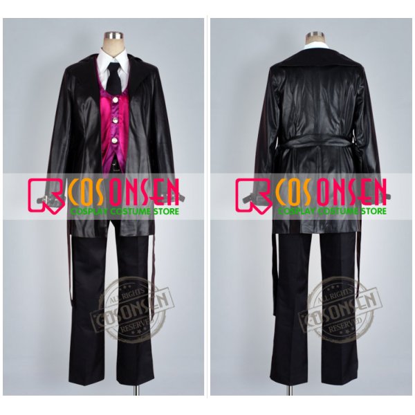 画像2: ラッキードッグ1 ベルナルド・オルトラーニ　合皮コート  コスプレ衣装 (2)