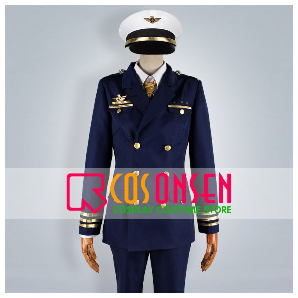 画像1: うたの☆プリンスさまっ♪ Shining Airlines　新人パイロット 副キャプテン　コスプレ衣装 (1)