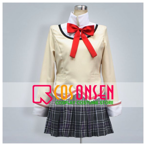 画像1: 魔法少女まどか☆マギカ　学園女子制服　コスプレ衣装 (1)