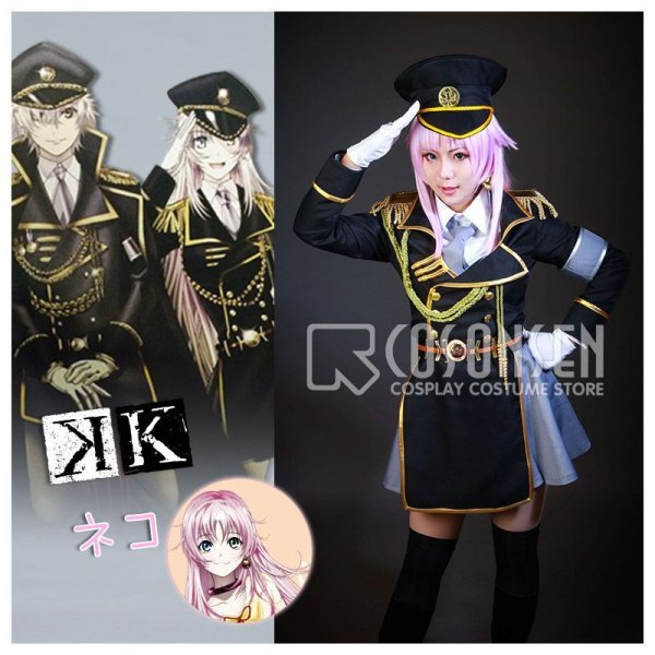 画像1: K　ネコ　spoon軍服　コスプレ衣装 (1)