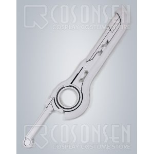 画像: ゼノブレイド　Xenoblade　シュルク　Shulk　神剣モナド　武器（白）　コスプレ道具120cm