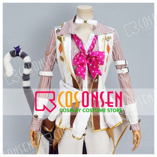 夢王国と眠れる100人の王子様 チェシャ猫(太陽覚醒) コスプレ衣装