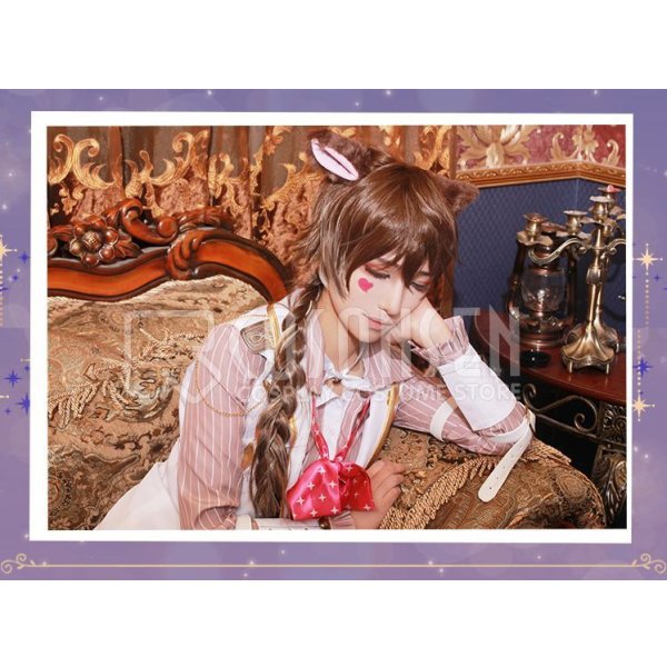 画像8: 夢王国と眠れる100人の王子様 チェシャ猫(太陽覚醒) コスプレ衣装 (8)