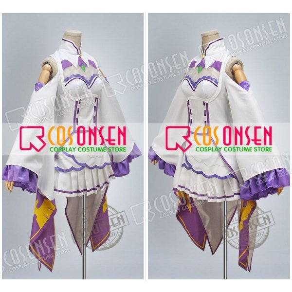 Re：ゼロから始める異世界生活 エミリア コスプレ衣装｜COSONSEN