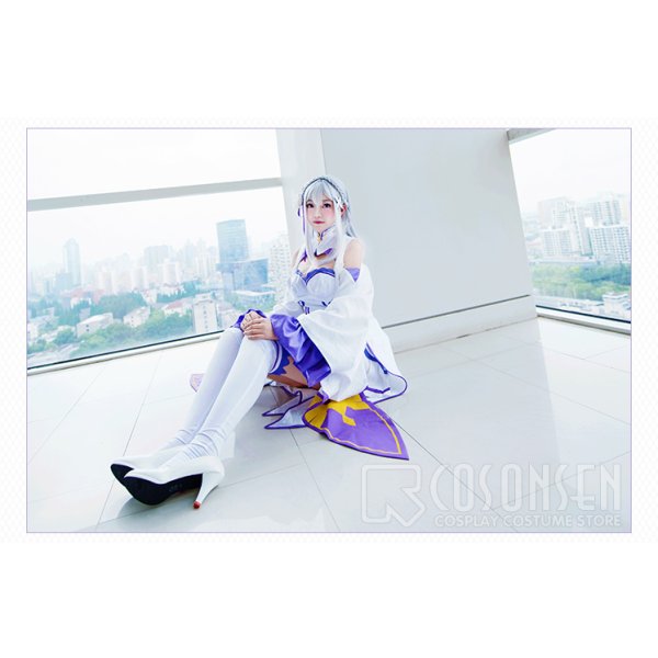 Re:ゼロから始める異世界生活 エミリア コスプレ衣装