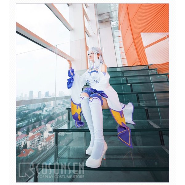 Re:ゼロから始める異世界生活 エミリア コスプレ衣装