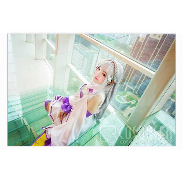Re:ゼロから始める異世界生活 エミリア コスプレ衣装