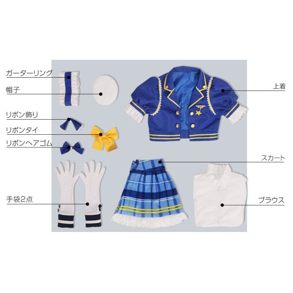 画像15: Love Live! ラブライブ! サンシャイン!! Aqours スクフェス夏 高海千歌 桜内梨子 松浦果南 黒澤ダイヤ 渡辺曜 津島善子 国木田花丸 小原鞠莉 黒澤ルビィ  コスプレ衣装 全員リボンタイ付き (15)