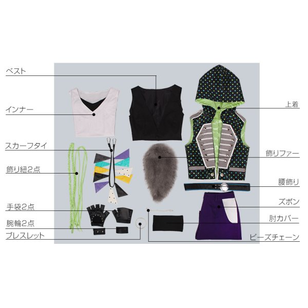 画像6: B-PROJECT THRIVE 金城剛士 コスプレ衣装 (6)