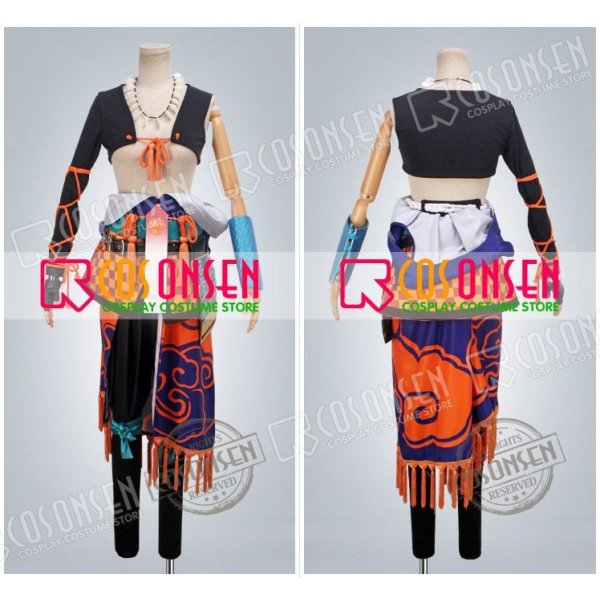 画像4: 一血卍傑-ONLINE-　スサノヲ　コスプレ衣装　防具付き (4)