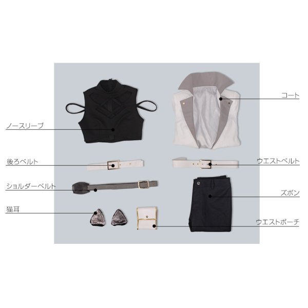 画像6: RWBY ルビー ブレイク・ベラドンナ Blake Belladonna コスプレ衣装 (6)