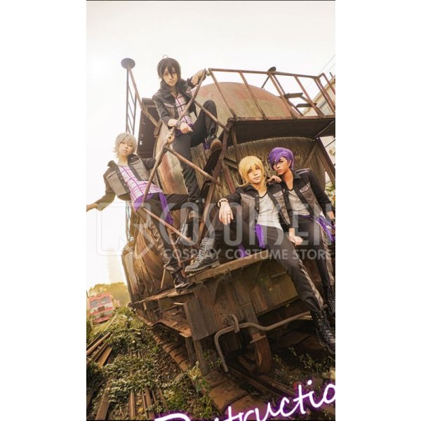 画像14: 【25%OFF】あんさんぶるスターズ あんスタ ユニットソングCD第2弾 UNDEAD 乙狩アドニス コスプレ衣装 (14)