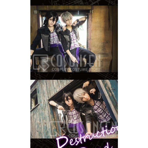 画像11: 【25%OFF】あんさんぶるスターズ あんスタ ユニットソングCD第2弾 UNDEAD 乙狩アドニス コスプレ衣装 (11)