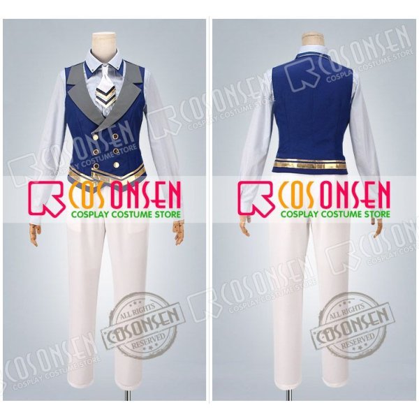 画像4: あんさんぶるスターズ あんスタ 光輝★騎士たちのスターライトフェスティバル 朱桜司 コスプレ衣装 (4)