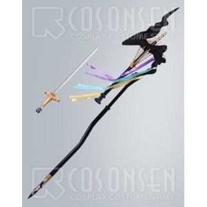 画像: Fate Grand Order FGO マーリン 杖 コスプレ道具 200cm