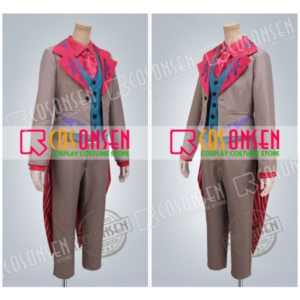 画像3: A3!(エースリー) 春組 不思議の国の青年アリス 茅ヶ崎至 コスプレ衣装 (3)