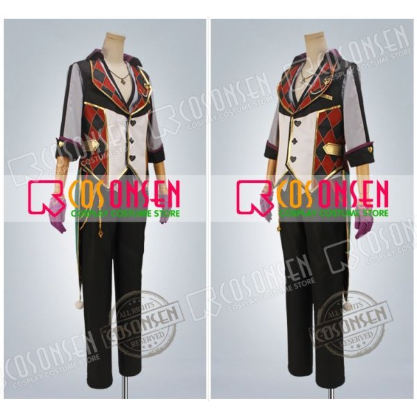 画像11: 【25%OFF】あんさんぶるスターズ あんスタ スカウト!カードバトラー フィールドの勝負師 大神晃牙 コスプレ衣装 (11)