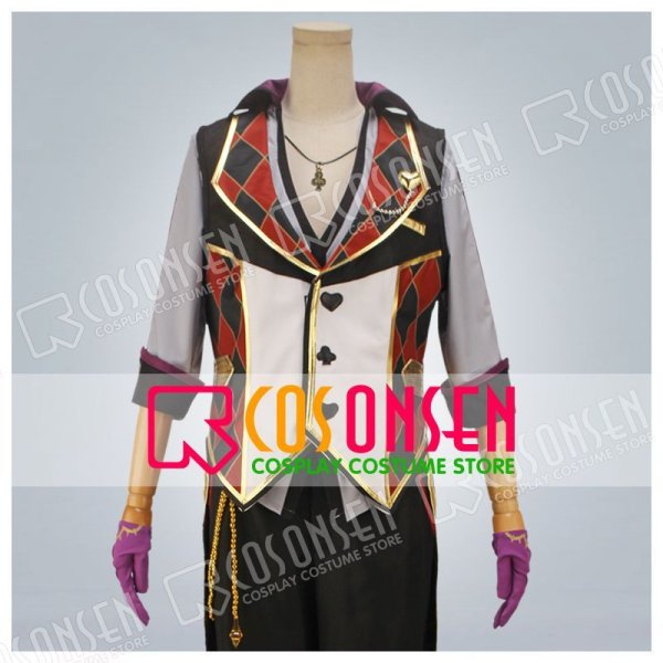 画像9: 【25%OFF】あんさんぶるスターズ あんスタ スカウト!カードバトラー フィールドの勝負師 大神晃牙 コスプレ衣装 (9)