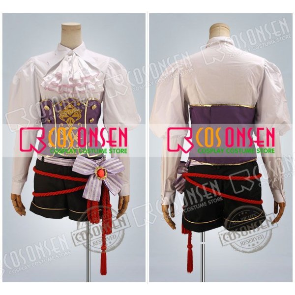 画像10: 戦刻ナイトブラッド 織田軍 森蘭丸 コスプレ衣装 (10)