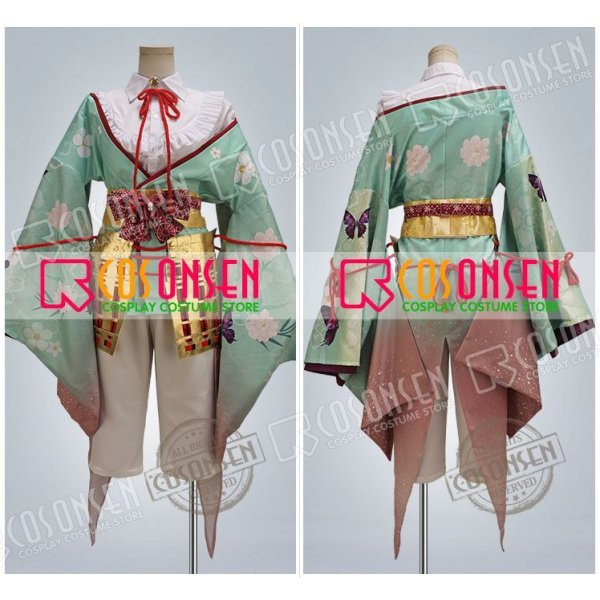 画像9: 戦刻ナイトブラッド 豊臣軍 竹中半兵衛 コスプレ衣装 (9)