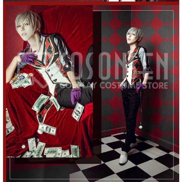 画像6: 【25%OFF】あんさんぶるスターズ あんスタ スカウト!カードバトラー フィールドの勝負師 大神晃牙 コスプレ衣装 (6)