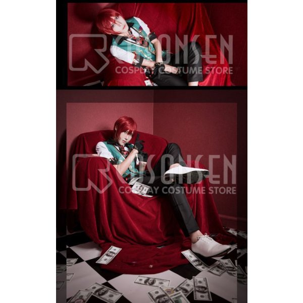 画像4: あんさんぶるスターズ あんスタ スカウト！カードバトラー 朱桜司 コスプレ衣装 (4)