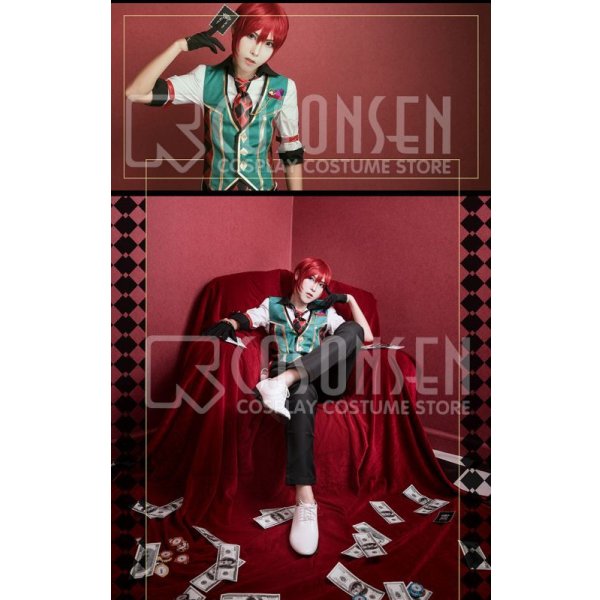 画像5: あんさんぶるスターズ あんスタ スカウト！カードバトラー 朱桜司 コスプレ衣装 (5)