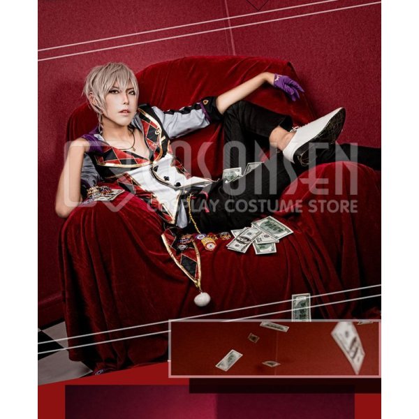 画像3: 【25%OFF】あんさんぶるスターズ あんスタ スカウト!カードバトラー フィールドの勝負師 大神晃牙 コスプレ衣装 (3)