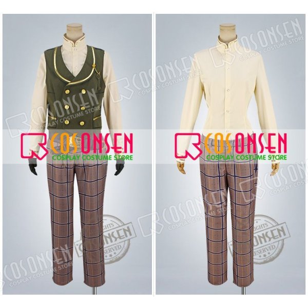 画像4: 【25%OFF】あんさんぶるスターズ あんスタ スカウト!ビブリオ 蓮巳敬人 コスプレ衣装 (4)