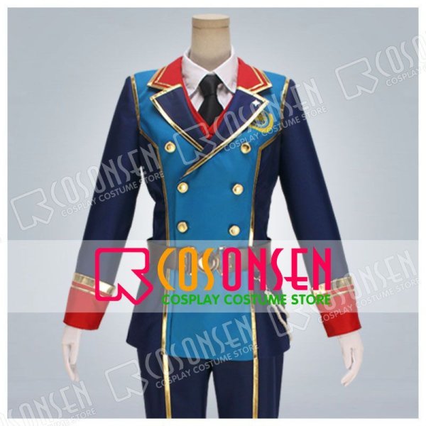 画像1: アイドルマスター アイマス SideM Twilight Railroad Live 御手洗翔太 天ヶ瀬冬馬 伊集院北斗 円城寺道流 大河タケル 牙崎漣 コスプレ衣装 (1)