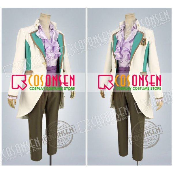 画像3: スタミュ 高校星歌劇 楪=クリスチアン=リオン 綾薙学園制服 コスプレ衣装 (3)