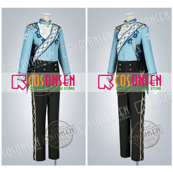 画像3: 【25%OFF】あんさんぶるスターズ あんスタ 祭典*秀麗のフルール・ド・リス 朱桜司 月永レオ コスプレ衣装 (3)