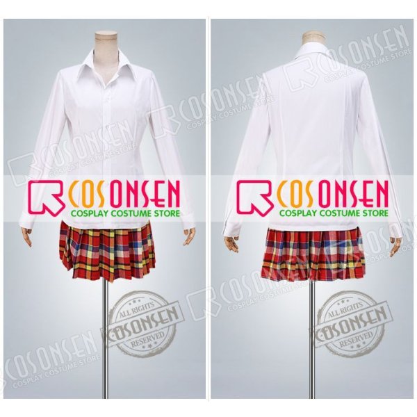 画像4: ダンガンロンパ 希望の学園と絶望の高校生 江ノ島盾子  コスプレ衣装 (4)