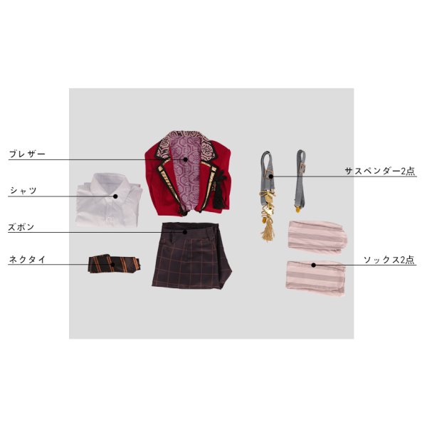 画像11: ミッドナイトキョンシー 色芭 イロハ コスプレ衣装 (11)