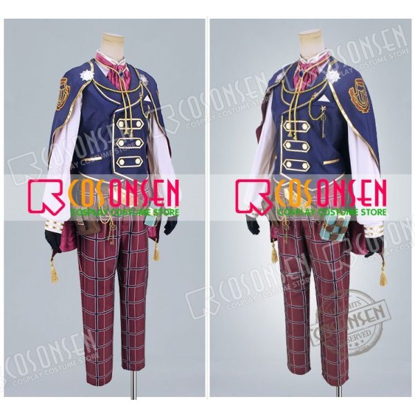 画像4: あんさんぶるスターズ あんスタ スカウト!ビブリオ 青葉つむぎ コスプレ衣装 (4)