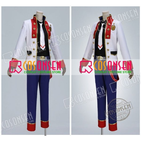 画像8: 【25%OFF】あんさんぶるスターズ あんスタ 金色の風＊励ましのウィッシングライブ 蓮巳敬人 鳴上嵐 羽風薫 コスプレ衣装 (8)