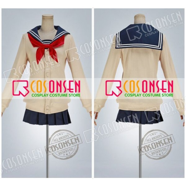 画像10: 僕のヒーローアカデミア 渡我被身子 制服 セーラー服 コスプレ衣装 (10)